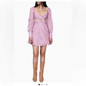 Florita Cutout Long Sleeve Minidress